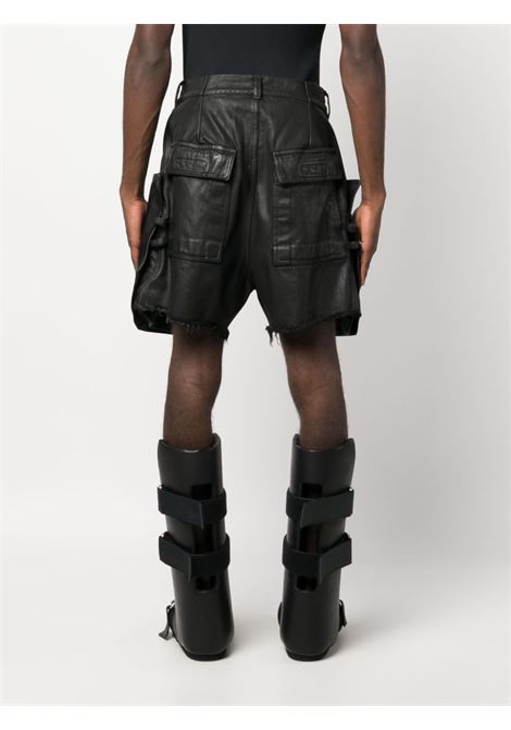 Black Stefan panelled cargo shorts - men RICK OWENS | RR01D3322DKBWLY789909